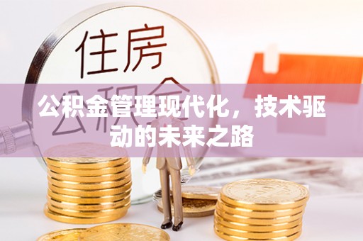 伊川公积金管理现代化，技术驱动的未来之路